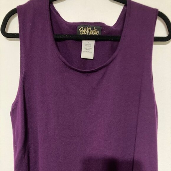 Bob Mackie Wearable Art Cardigan Sweater with Tank – Used - Picture 7 of 11